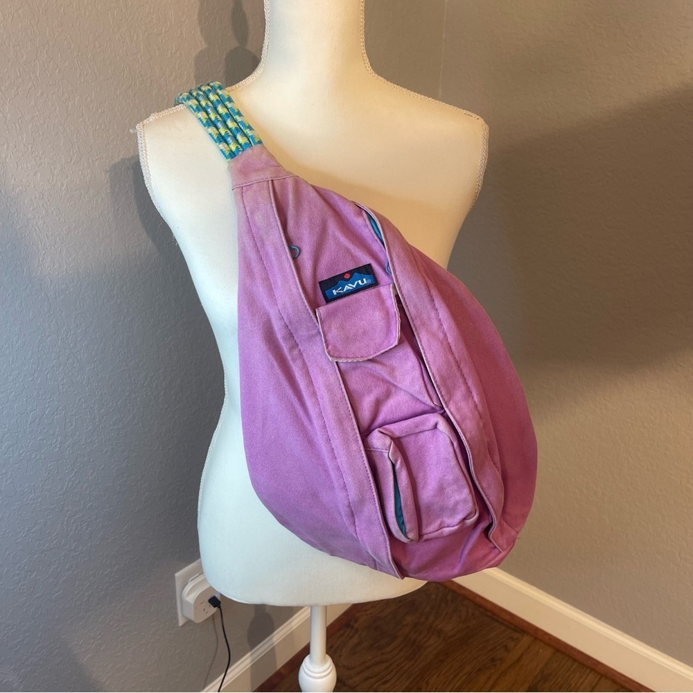 Kavu Rope Sling Bag Pink/Purple Color - Picture 2 of 12